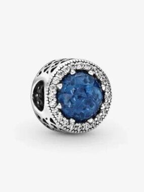 Elegant Blue Stone Charm